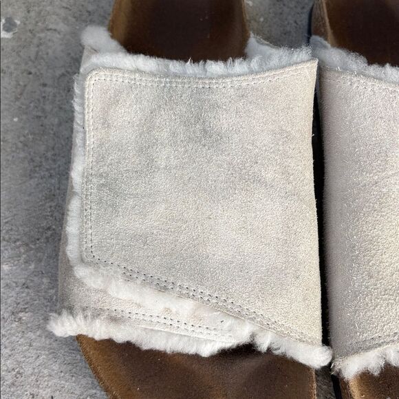 Stussy & Birkenstock shearling slides main image 4